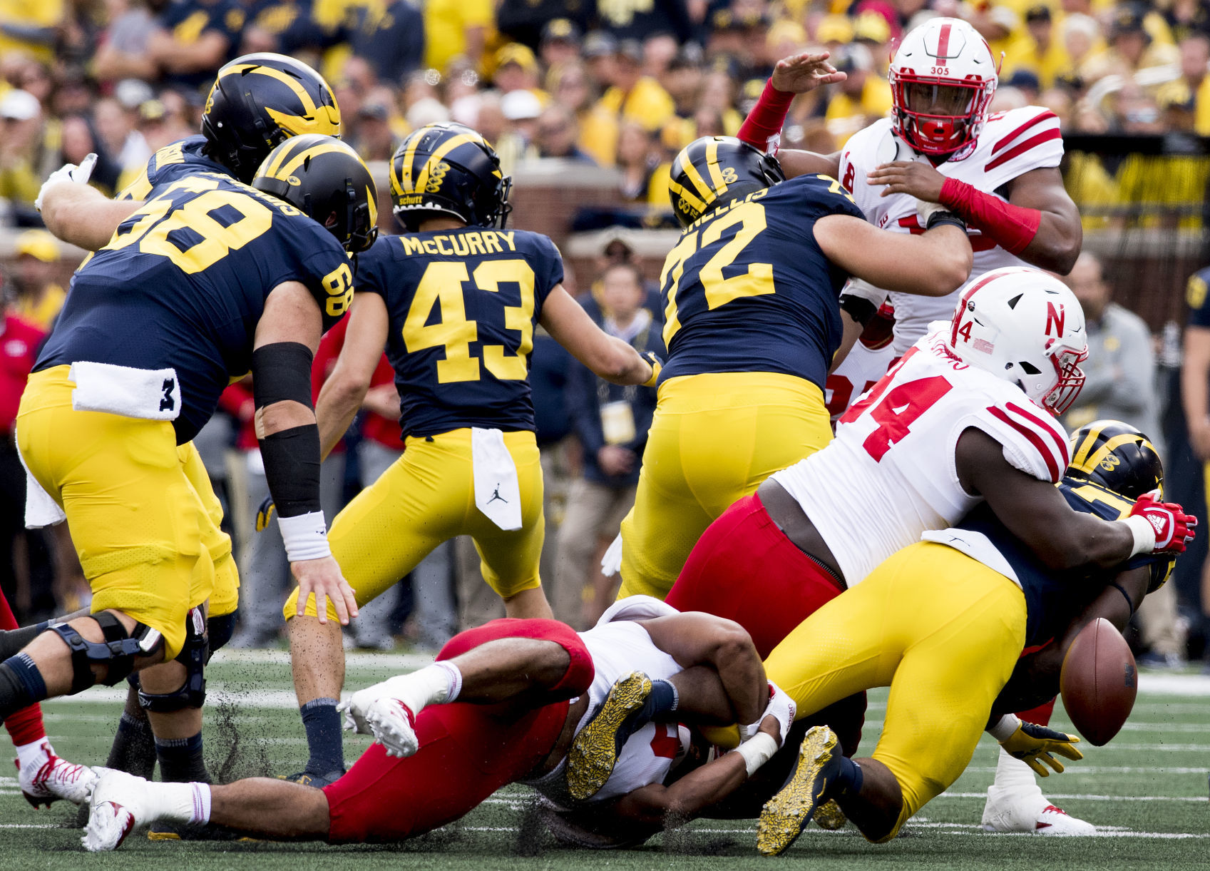 Nebraska vs. Michigan, 9/22